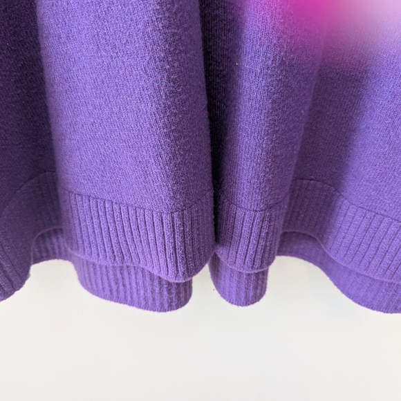 Lane Bryant V-Neck Purple Sweater - Picture 5 of 6